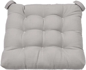 Mainstays Chair Seat Pad, Silver, 1-Piece, 15.5in x 16in Mainstays Chair Seat Pad, Silver, 1-Piece, 15.5in x 16in