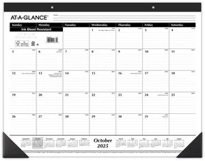 AT-A-GLANCE 2026 Monthly Desk Pad Calendar, 21.75 x 17 Inches AT-A-GLANCE 2026 Monthly Desk Pad Calendar, 21.75 x 17 Inches