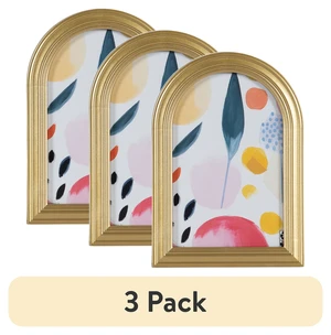 DesignOvation 4x6 Arch Gold Decorative Tabletop Picture Frame (3 Pack) DesignOvation 4x6 Arch Gold Decorative Tabletop Picture Frame (3 Pack)