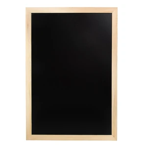 Hello Hobby Black Chalkboard with Natural Unfinished Wood Frame, 19x13in, 1 Piece Hello Hobby Black Chalkboard with Natural Unfinished Wood Frame, 19x13in, 1 Piece