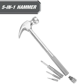 Hyper Tough 5-in-1 Hammer and Screwdriver Set Hyper Tough 5-in-1 Hammer and Screwdriver Set