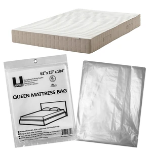 UBMOVE Queen Mattress Bag 61x15x104in, 2 Mil, 1 Pack, Box Spring Bed Protector UBMOVE Queen Mattress Bag 61x15x104in, 2 Mil, 1 Pack, Box Spring Bed Protector