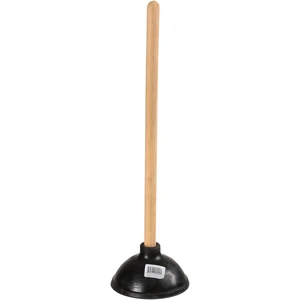 Kendik Rubber Toilet Plunger with Wood Handle, Clears Toilets, Sinks, Drains Kendik Rubber Toilet Plunger with Wood Handle, Clears Toilets, Sinks, Drains