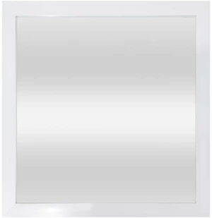 Mainstays 16in x 16in White Square Wall Mirror for Bathroom and Living Room Mainstays 16in x 16in White Square Wall Mirror for Bathroom and Living Room