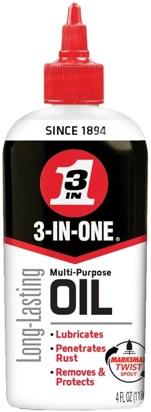 3-IN-ONE Multi-Purpose Oil with Marksman Spout, 4 fl oz 3-IN-ONE Multi-Purpose Oil with Marksman Spout, 4 fl oz