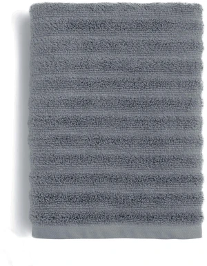 Mainstays Performance Textured Bath Towel 54in x 30in, 87% Cotton/13% Recycled Polyester, Quick Dry, Fade Resistant, Grey Mainstays Performance Textured Bath Towel 54in x 30in, 87% Cotton/13% Recycled Polyester, Quick Dry, Fade Resistant, Grey