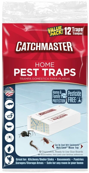 Catchmaster Value Pack Solid Home Pest Traps, 12 Count Catchmaster Value Pack Solid Home Pest Traps, 12 Count