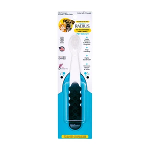RADIUS Soft Bristle Organic Pet Toothbrush for Dogs and Cats RADIUS Soft Bristle Organic Pet Toothbrush for Dogs and Cats