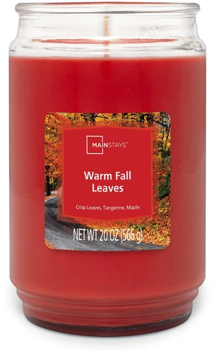 Mainstays Warm Fall Leaves 3 Wick Candle, 20oz Mainstays Warm Fall Leaves 3 Wick Candle, 20oz