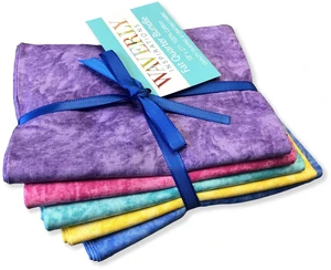 Waverly Inspirations Batik Fat Quarter Fabric Bundle, 100%Cotton, 18in x 21in, 5 Pieces Waverly Inspirations Batik Fat Quarter Fabric Bundle, 100%Cotton, 18in x 21in, 5 Pieces