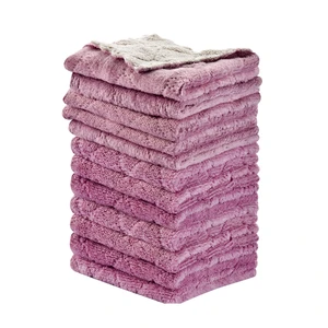 OstWony 12PCS Kitchen Towels Dish Cloths Reusable Cleaning Rags 10x6in OstWony 12PCS Kitchen Towels Dish Cloths Reusable Cleaning Rags 10x6in