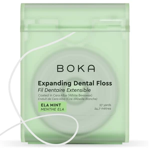 Boka Ela Mint Expanding Waxed Dental Floss, 27Yds, 1 Pack Boka Ela Mint Expanding Waxed Dental Floss, 27Yds, 1 Pack