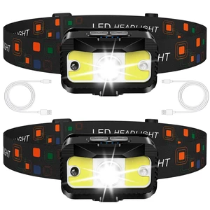 MIOISY Headlamp Rechargeable Ultra Bright LED 2 Pack MIOISY Headlamp Rechargeable Ultra Bright LED 2 Pack