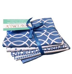 Waverly Inspirations 100% Cotton Fat Quarter Fabric Bundle, 5 Pieces, Blue, 18in x 21in Waverly Inspirations 100% Cotton Fat Quarter Fabric Bundle, 5 Pieces, Blue, 18in x 21in