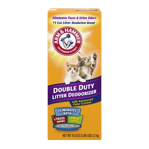 ARM & HAMMER Double Duty Cat Litter Deodorizer, 42.6OZ ARM & HAMMER Double Duty Cat Litter Deodorizer, 42.6OZ