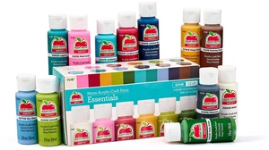 Apple Barrel Essentials Acrylic Craft Paint, Matte Finish, 2 fl oz, 12-Piece Apple Barrel Essentials Acrylic Craft Paint, Matte Finish, 2 fl oz, 12-Piece