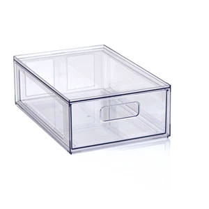 Mainstays Small Clear Pull-Out Closet Drawer Organizer, 12.5x8.3x4.3in Mainstays Small Clear Pull-Out Closet Drawer Organizer, 12.5x8.3x4.3in
