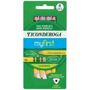 Ticonderoga #2 HB Soft My First Short Triangular Wood-Cased Pencils Ticonderoga #2 HB Soft My First Short Triangular Wood-Cased Pencils