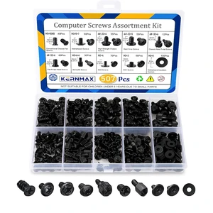 507Pcs Professional Computer Screws Assortment Kit, Includes Motherboard Screws, Standoffs, PC Case, SSD, Hard Drive, Fan, CD-ROM Screws for DIY PC Build and Repair 507Pcs Professional Computer Screws Assortment Kit, Includes Motherboard Screws, Standoffs, PC Case, SSD, Hard Drive, Fan, CD-ROM Screws for DIY PC Build and Repair