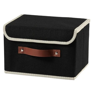 Cotton Linen Fabric Storage Boxes with Lids Cotton Linen Fabric Storage Boxes with Lids