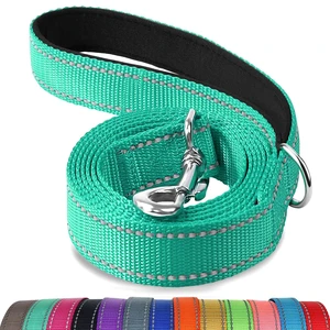 Joytale Reflective Dog Leash 6FT x 1" for Medium & Large Dogs, Turquoise Joytale Reflective Dog Leash 6FT x 1" for Medium & Large Dogs, Turquoise