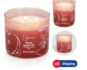 Ombre Wrap Glass Jar Candle, ParaffinBlend Wax with LeadFree Wicks, Cozy Warm Home Ambiance Ombre Wrap Glass Jar Candle, ParaffinBlend Wax with LeadFree Wicks, Cozy Warm Home Ambiance