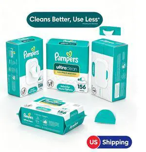 Hypoallergenic Unscented Baby Wipes 156Count, 5X Stronger 100% PlantBased Fibers, pHBalanced for Delicate Skin Hypoallergenic Unscented Baby Wipes 156Count, 5X Stronger 100% PlantBased Fibers, pHBalanced for Delicate Skin