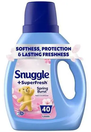 SuperFresh Spring Burst Liquid Fabric Conditioner 35.7 oz, 5in1 Odor Elimination Softener for Towels, Sheets & Garments SuperFresh Spring Burst Liquid Fabric Conditioner 35.7 oz, 5in1 Odor Elimination Softener for Towels, Sheets & Garments
