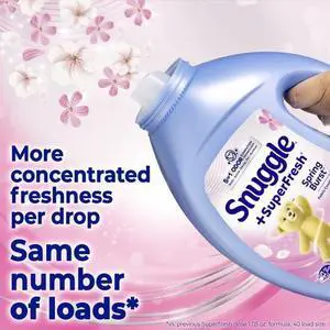 SuperFresh Spring Burst Liquid Fabric Conditioner 35.7 oz, 5in1 Odor Elimination Softener for Towels, Sheets & Garments SuperFresh Spring Burst Liquid Fabric Conditioner 35.7 oz, 5in1 Odor Elimination Softener for Towels, Sheets & Garments