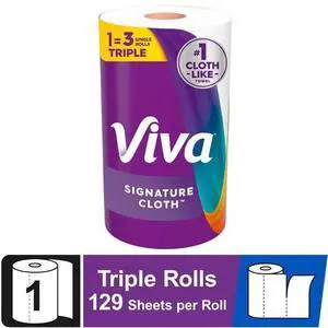 Signature ClothLike Paper Towels 1 Triple Roll, ChooseASheet, Soft Absorbent Durable Towels for MultiRoom Household Cleaning Signature ClothLike Paper Towels 1 Triple Roll, ChooseASheet, Soft Absorbent Durable Towels for MultiRoom Household Cleaning