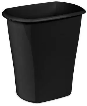 LidFree Small Plastic Waste Bin, Integrated Rim Handles, Textured Modern Finish for Bedroom, Office and Student Dorm Organization LidFree Small Plastic Waste Bin, Integrated Rim Handles, Textured Modern Finish for Bedroom, Office and Student Dorm Organization