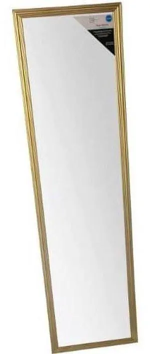 GoldTone Framed FullBody Mirror, DoorOrWall Mountable, Includes Hanging Hardware for Entryway, Bathroom and Apartment Use GoldTone Framed FullBody Mirror, DoorOrWall Mountable, Includes Hanging Hardware for Entryway, Bathroom and Apartment Use
