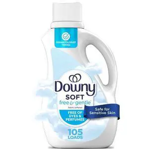 Free & Gentle Hypoallergenic Liquid Fabric Softener 77 fl oz, DyePerfumeFree for Sensitive Skin, 105 Loads AllMachine Compatible Free & Gentle Hypoallergenic Liquid Fabric Softener 77 fl oz, DyePerfumeFree for Sensitive Skin, 105 Loads AllMachine Compatible