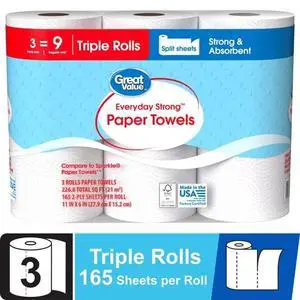 Embossed White Paper Towels, SelectSize TearOff Sheets, Absorbent Strong Towels for Kitchen and Home Spill Cleaning Embossed White Paper Towels, SelectSize TearOff Sheets, Absorbent Strong Towels for Kitchen and Home Spill Cleaning