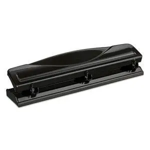 12Sheet Capacity 3Hole Paper Punch, Durable Metal Construction, Removable Chip Tray for Office School Binder Document Prep 12Sheet Capacity 3Hole Paper Punch, Durable Metal Construction, Removable Chip Tray for Office School Binder Document Prep