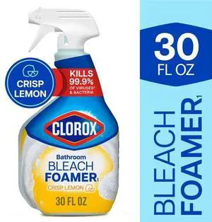 BleachPowered Foaming Bathroom Spray, ScrubFree Disinfecting Foamer, Kills MoldMildewGerms, Crisp Lemon Scent For TubTileSink Cleaning BleachPowered Foaming Bathroom Spray, ScrubFree Disinfecting Foamer, Kills MoldMildewGerms, Crisp Lemon Scent For TubTileSink Cleaning