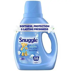 Blue Sparkle Scent Liquid Fabric Conditioner 39.4 fl oz, 58 Loads, Reduces StaticWrinkles For SoftFresh Household Laundry Blue Sparkle Scent Liquid Fabric Conditioner 39.4 fl oz, 58 Loads, Reduces StaticWrinkles For SoftFresh Household Laundry