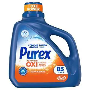 128oz Purex Advanced Oxi OdorFighting Liquid Detergent, LongLasting Freshness, Works in All Water Temperatures & Washing Machines 128oz Purex Advanced Oxi OdorFighting Liquid Detergent, LongLasting Freshness, Works in All Water Temperatures & Washing Machines