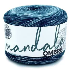 Lion Brand Mandala Ombré Yarn Cake, 100% Acrylic WorstedWeight #4, 344 Yards, Subtle Gradient HandDyedEffect Machine Washable Yarn Lion Brand Mandala Ombré Yarn Cake, 100% Acrylic WorstedWeight #4, 344 Yards, Subtle Gradient HandDyedEffect Machine Washable Yarn
