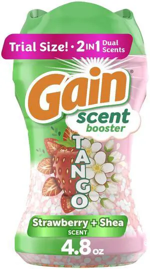 Gain Strawberry & Shea Laundry Scent Beads, Fully Dissolvable Scent Booster, ResidueFree Custom Fragrance Boost for Small & Regular Loads Gain Strawberry & Shea Laundry Scent Beads, Fully Dissolvable Scent Booster, ResidueFree Custom Fragrance Boost for Small & Regular Loads