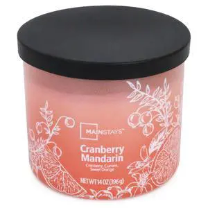 Mainstays 3-Wick Ombre Wrap Cranberry Mandarin Candle, 14 Ounce Mainstays 3-Wick Ombre Wrap Cranberry Mandarin Candle, 14 Ounce