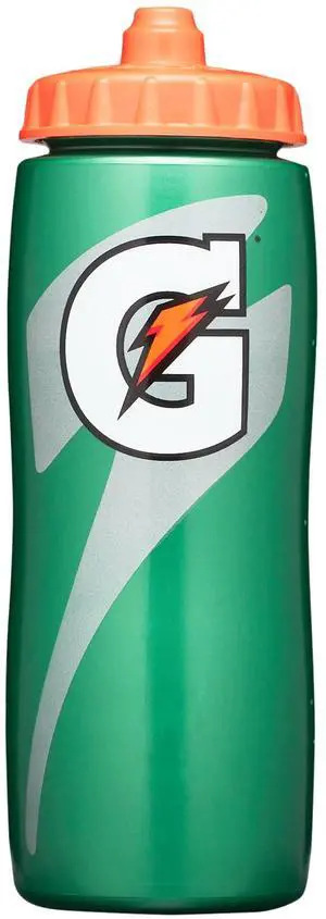 Gatorade Contour Style Squeeze Water Bottle, Green, 28oz Gatorade Contour Style Squeeze Water Bottle, Green, 28oz
