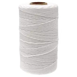JijAcraft White Butchers Twine, 328Feet 2mm Cotton, for Cooking, Crafts, Gift Wrapping, Turkey, Sausage, Gardening JijAcraft White Butchers Twine, 328Feet 2mm Cotton, for Cooking, Crafts, Gift Wrapping, Turkey, Sausage, Gardening