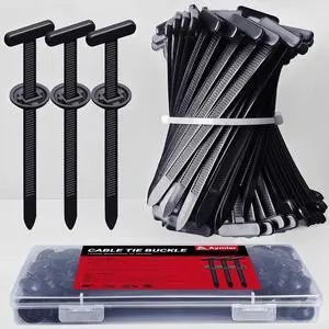 Nylon Universal Heavy Duty Self Locking Cable Tie Buckle, Car Zipper Clip, Super Durable Button Zipper Retainer for Car, Office, Workshop, Shelves (30Pcs) Nylon Universal Heavy Duty Self Locking Cable Tie Buckle, Car Zipper Clip, Super Durable Button Zipper Retainer for Car, Office, Workshop, Shelves (30Pcs)
