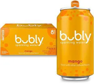 Bubly Sparkling Water Mango 12Fl Oz Cans (8Pack) Bubly Sparkling Water Mango 12Fl Oz Cans (8Pack)