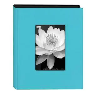 Pioneer Photo Albums KZ-46/AQ Aqua Blue Mini Frame Cover Photo Album 4"x6" Pioneer Photo Albums KZ-46/AQ Aqua Blue Mini Frame Cover Photo Album 4"x6"