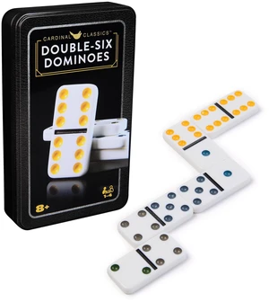 Spin Master Games Cardinal Classics Double Six Dominoes Set in Storage Tin Ages 8+ Spin Master Games Cardinal Classics Double Six Dominoes Set in Storage Tin Ages 8+