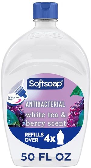 Softsoap Antibacterial Hand Soap Refill, White Tea & Berry Scent, 50 fl oz Softsoap Antibacterial Hand Soap Refill, White Tea & Berry Scent, 50 fl oz