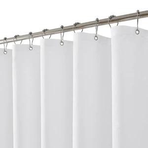 eachope Waterproof Fabric Shower Curtain Liner,72x72 Inch White,1 Pack eachope Waterproof Fabric Shower Curtain Liner,72x72 Inch White,1 Pack