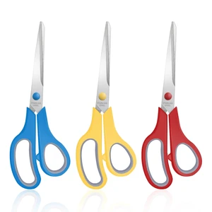 3 Packs 8" Sewing Craft Scissors Bulk,Multipurpose Heavy Duty Sharp Paper Scissors,All Purpose Stainless Steel Scissors for Home Office Student Teacher Supplies 3 Packs 8" Sewing Craft Scissors Bulk,Multipurpose Heavy Duty Sharp Paper Scissors,All Purpose Stainless Steel Scissors for Home Office Student Teacher Supplies